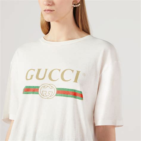 gucci white tshirts|gucci white t shirt women's.